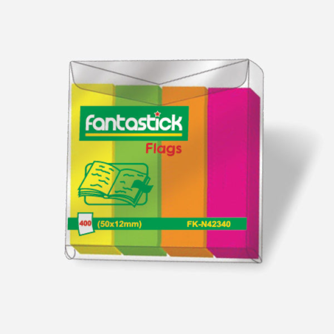 Fantastick Index paper self adh Flu 4c Bx=12 FK-N42340